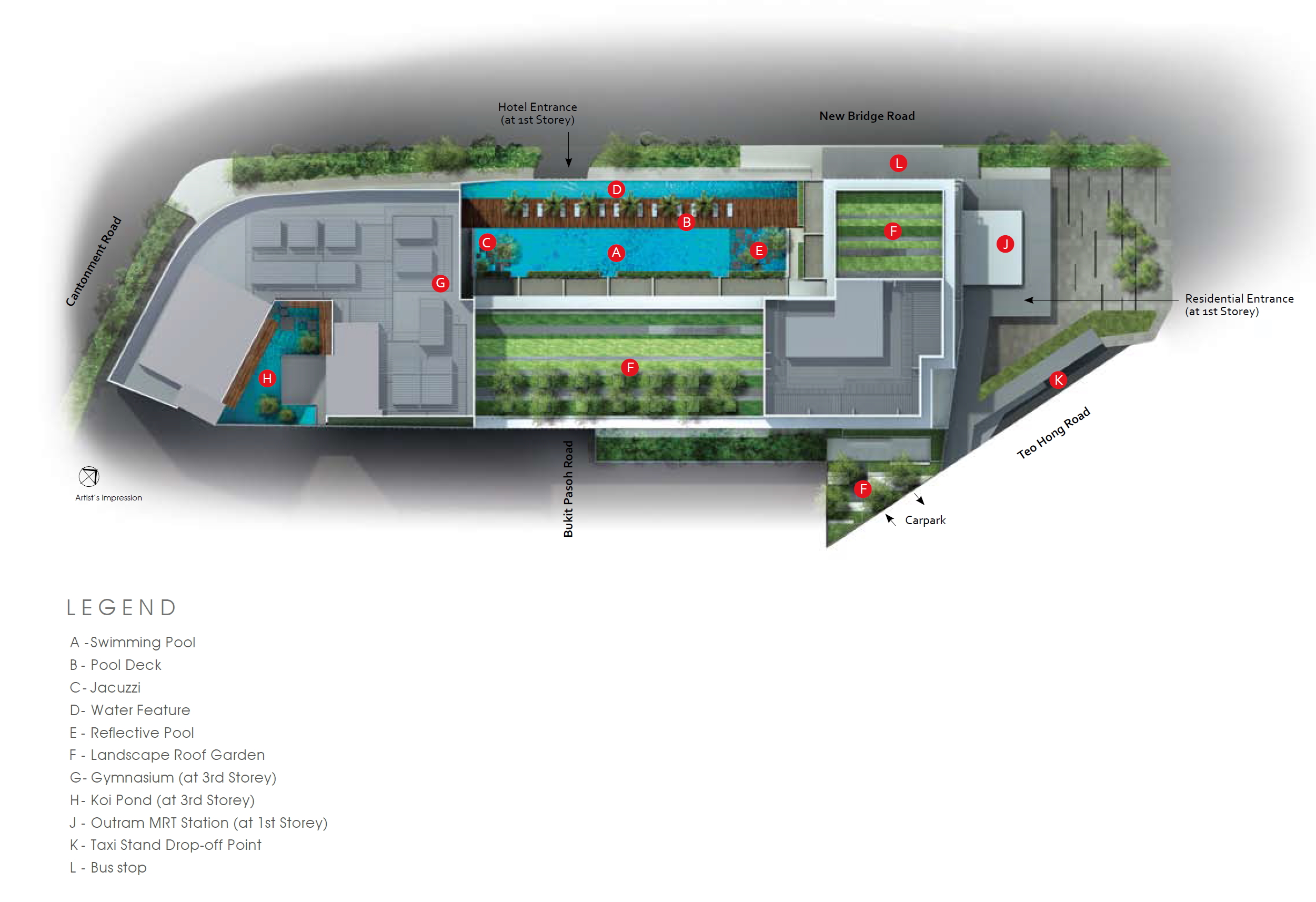 Dorsett Residences Site Plan